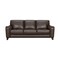 Armen Living Bergen 87" Espresso Genuine Leather Square Arm Sofa LCBE3ES - alternate 1